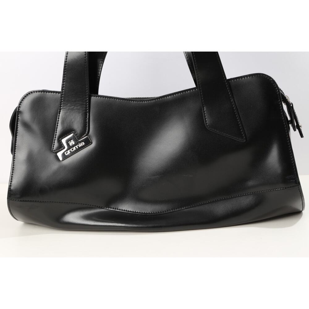 Cromia Black Women's Satchel Bag